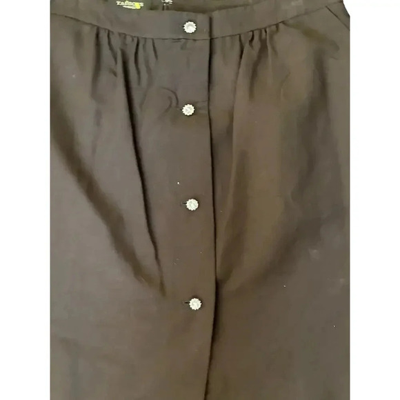 Talbots Black A-Line Skirt Size 14 - Picture 3 of 7